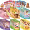 Cute Childrens Anime Interactive Puzzle Birthday Cake Diy Face Stickers For Fun Activities