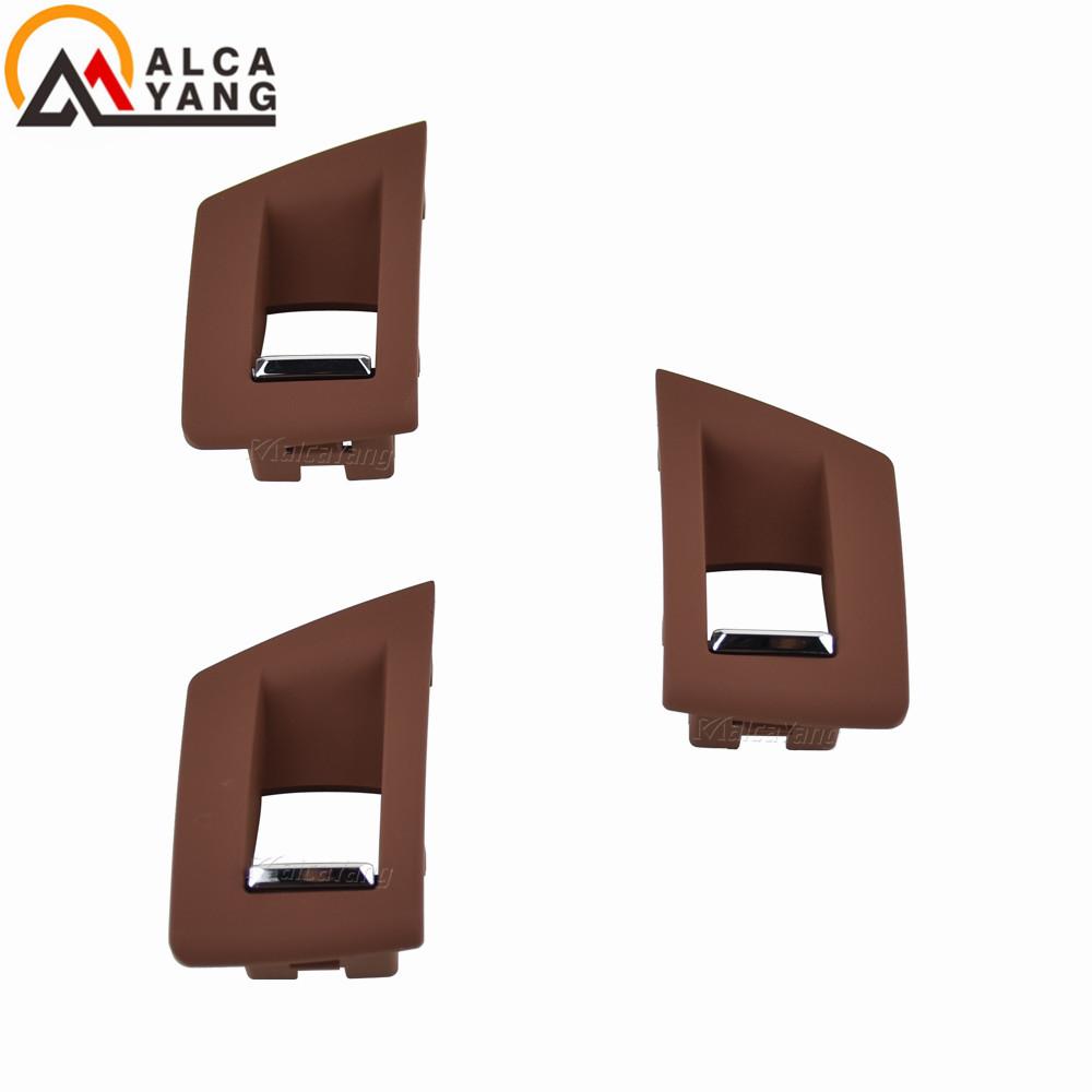 4/7PCS Set Rechtslenker RHD Für BMW 5 series F10 F11 520 525 Rot Wein grau Auto Innen Tür Griff Inneren Panel Pull