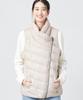 LL Bean Boundless Down Puffer US Size Dark 1000104513 Women's Vest, Fit, Petite, L, Black,