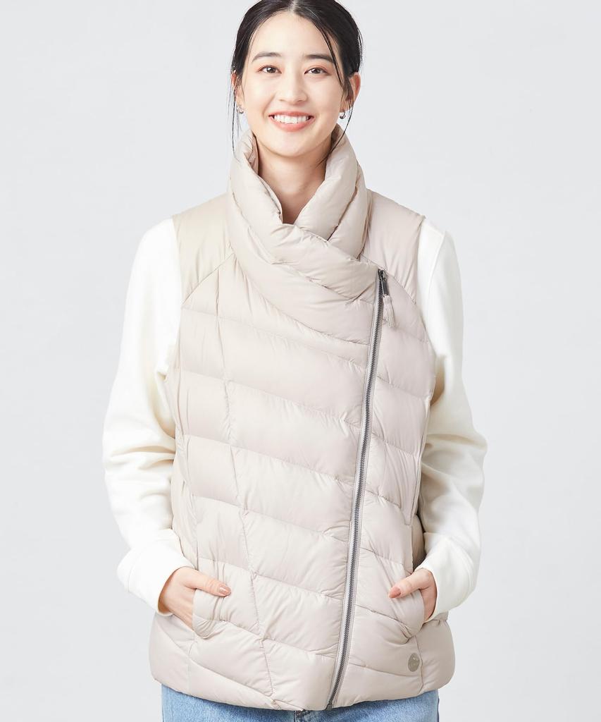 LL Bean Boundless Down Puffer US Size Dark 1000104513 Women's Vest, Fit, Petite, L, Black,