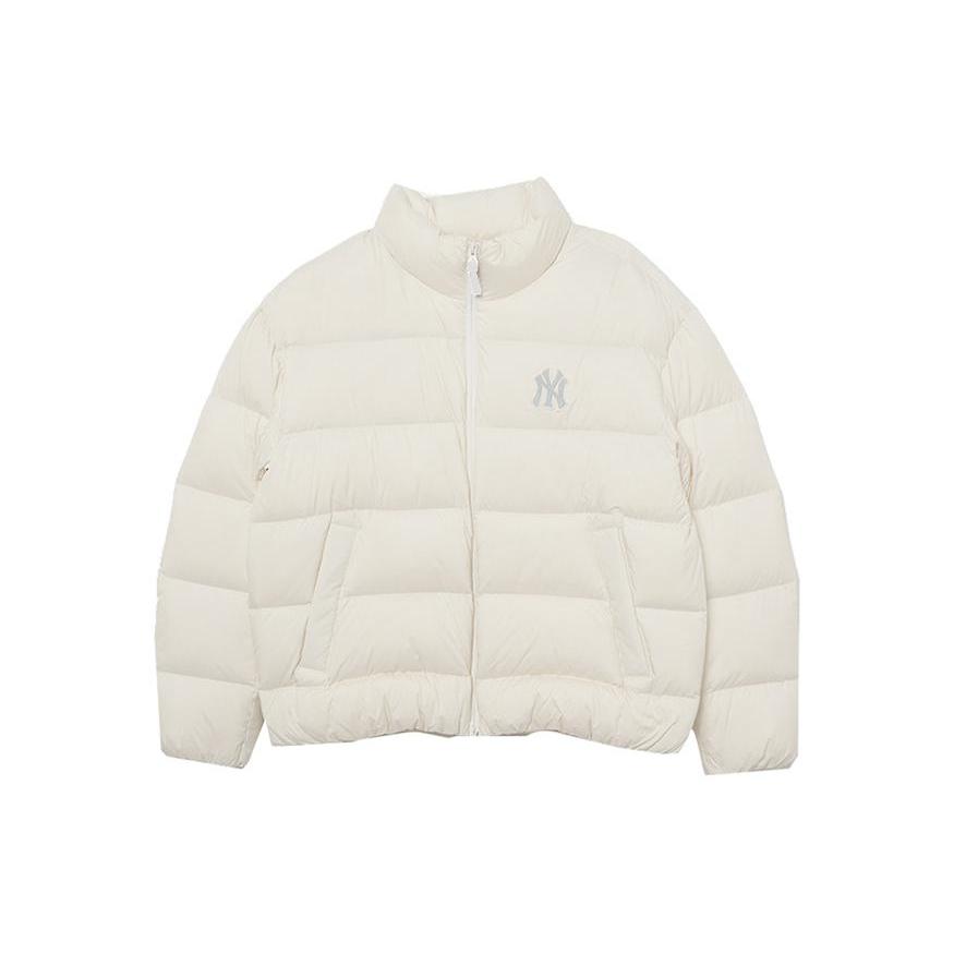 New MLB Down Jackets Men's Cream White 3LDJB0736-50CRS