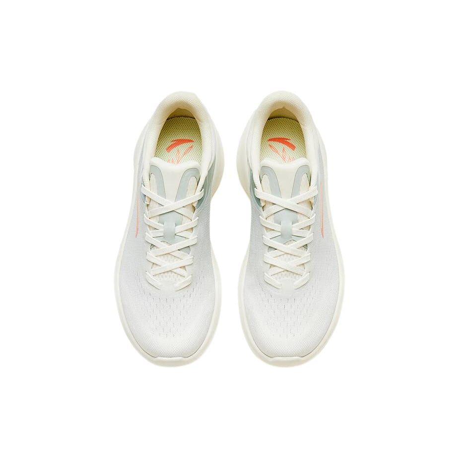 Anta Leaf 4.0 Slip Resistant Abrasion Resistant Low top Running Shoes Women's White Green 922335555-3
