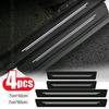 White Car Door Plate Sill Scuff Cover Anti-Scratch Sticker Protector Accessories