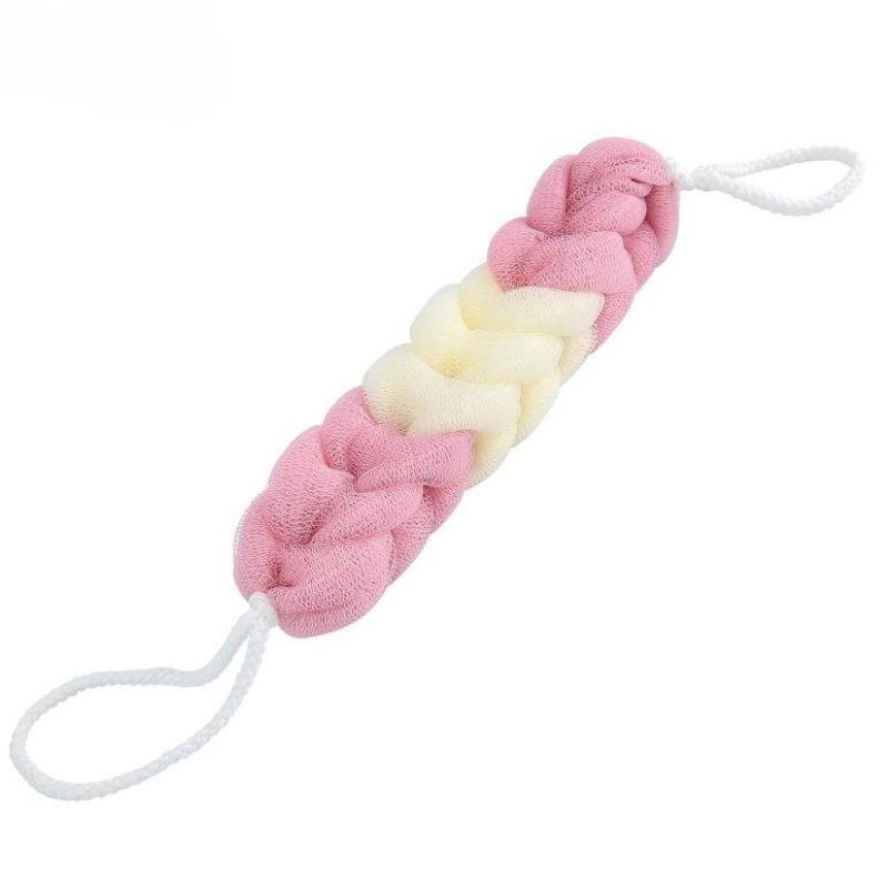 Large Sized Shower Strip With Adult Shower Flower Pull Back Strip, Powerful Cleaning Bath Towel Rub Back Bath Towel Shower Strip.
