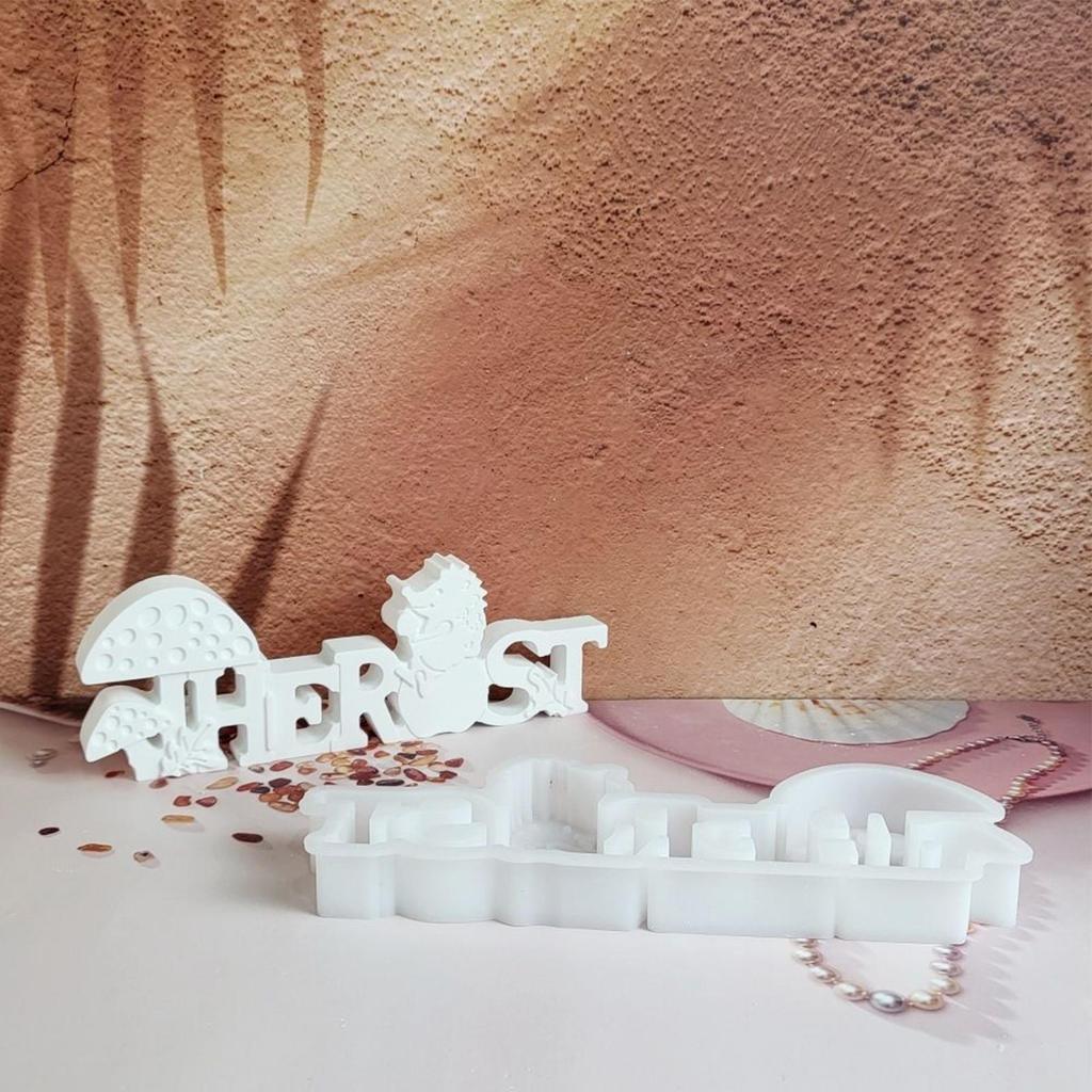 Thanksgiving Candle Plaster Molds Autumn Pumpkin Hedgehog Molds Easy Release Crafts Maker Aid for Soap Clay Plaster Wax