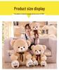 Cute Hug Teddy Bear Plush Toy - Valentine's & Birthday Gift for Girls
