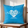 Creative Love Letters Cushion Cover Natural Linen Organic Fabric DoubleSided Printing Couch Pillow Covers Home Decor