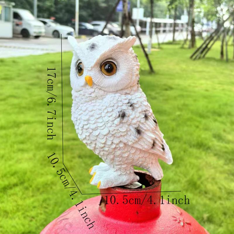Kunstmatige decoratieve ornamenten voor buitenkorridors, patio's, tuinen en binnenplaatsen, creatieve en schattige uil-moeder-en-kind decoraties