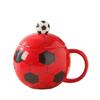 Kreativer Fußball-Form Trinkbecher 14oz Keramik-Fußballbecher Für Partys DekorationUnd Sammlerstücke