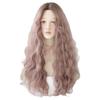 Fluffy, Wavy, Mega-volume Full Wig for Women with Long, Curly Hair. Perfect for Styling and Styling. A Gal-style Lolita Style. (Pink)