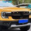 Amber White for Ford Ranger Wildtrack T9 2023 2024 2025 Car Front Grille LED Light Modified Vehicle Daytime Running Lamp