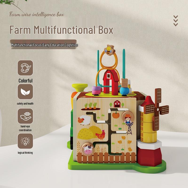 Multifunctional Beading Treasure Box: Children s Educational Shape Recognition Toy