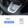 For volvo XC40 C40 EX40 2019-2025 Car Styling Interior Accessories Central Console Decoration Frame Cover Trim Silver Sticker