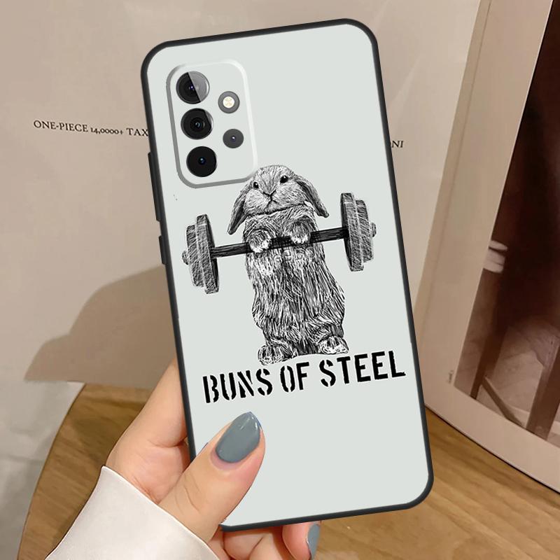 Bodybuilding Sportschool Fitness Hoesje Voor Samsung Galaxy A15 A25 A35 A55 A52 A32 A12 A14 A34 A54 A51 A71 A53 A13 A33 Case