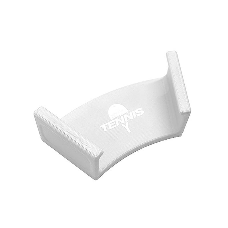 Wall Mounted Tennis Racket Wall Rack Plastic Self-Adhesive Badminton Rackets Holder Durable Punch-Free 1Pc