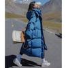 Down Cotton-padded Clothes for Women's Winter New Medium and Long Knee-padded Jackets, Loose and Thickened Bread Clothes and Cotton-padded Clothes.