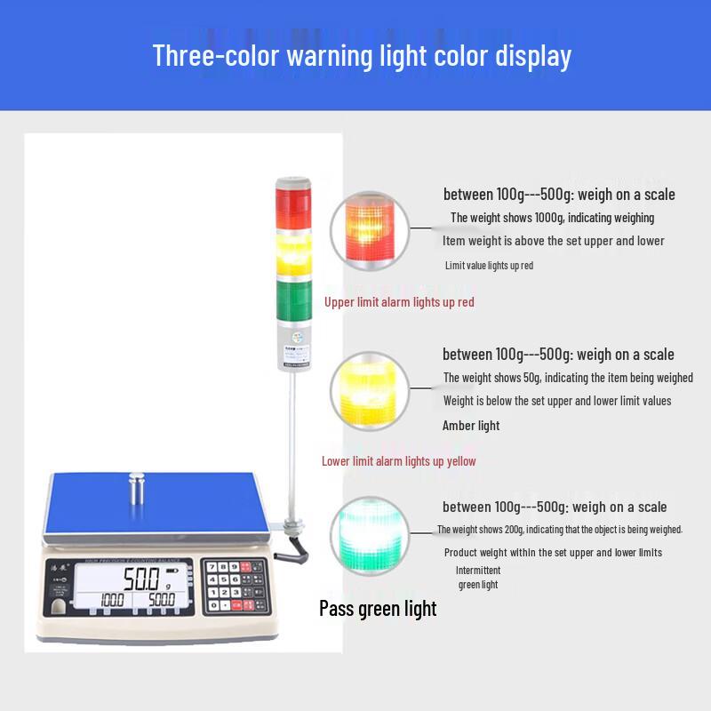 Haozhan DC Series Industrial Counting & Weighing Platform Scale (CN Version)