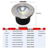 LED Waterproof Outdoor In-Ground COB Light - Round/Square for Courtyard, Walkway, and Lawn Landscaping
