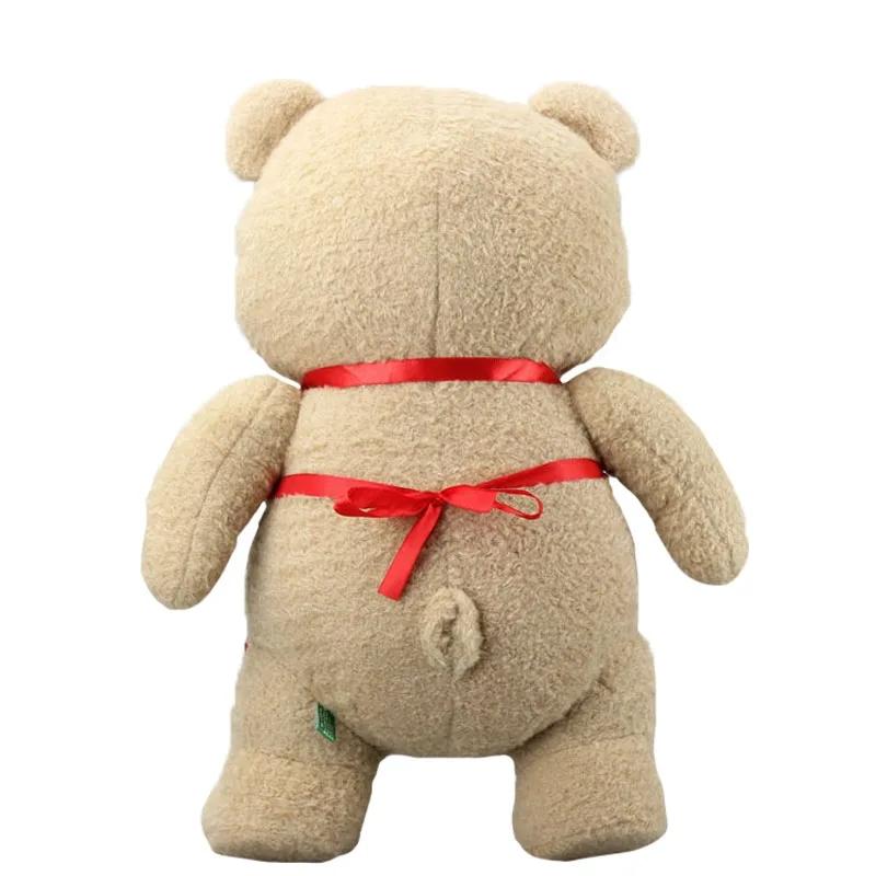 46cm TED plyšový filmový medvídek TED 2 plyšová panenka hračky v zástěrovém stylu měkká plyšová zvířátka plyšové hračky zvířata pro děti dárek