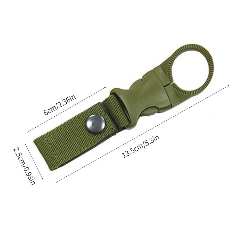 Outdoor Waterbottle Buckle Hook Webbing Buckle Hook Climb Carabiner Belt Backpack Hanger Camp Water Bottle Holder Clips Holder