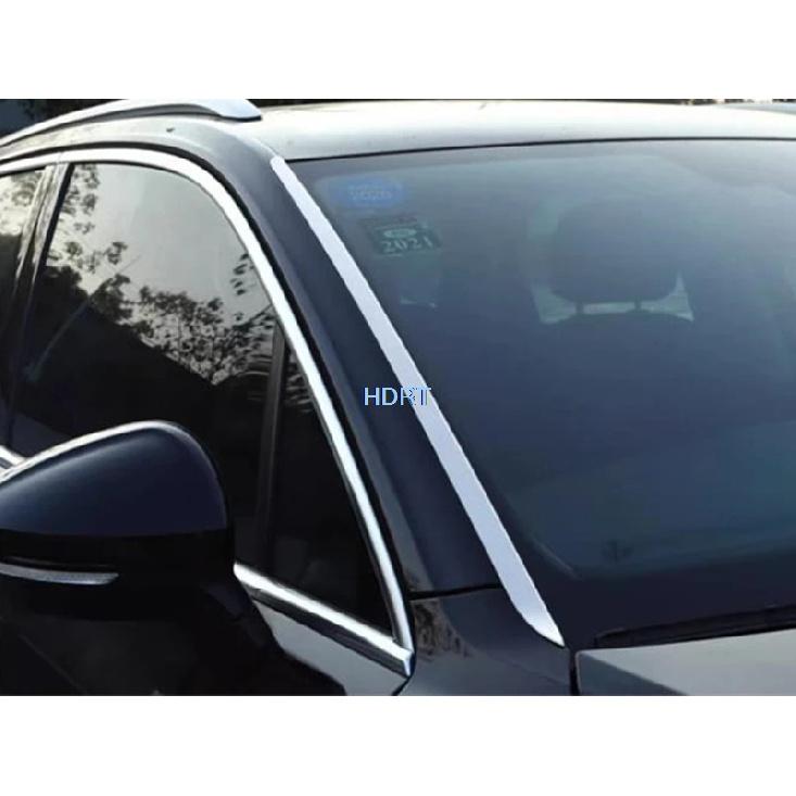 Car Styling Protector Decoration Accessories For Volkswagen VW Touareg 2011 + Front Windshield Trim Strip Glass Molding Cover