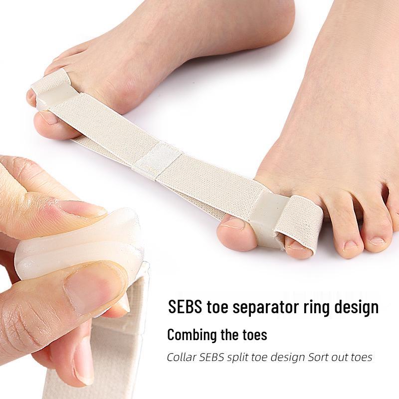 SEBS Elastic Toe Separator with Pull Strap for Valgus and Overlapping Correction
