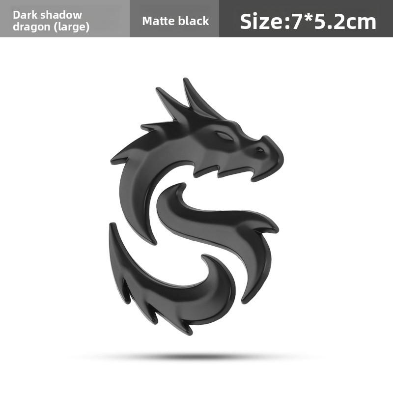 3D three-dimensional Longteng car label decorative sticker Xuanyinglong car decoration metal side label tail label car sticker