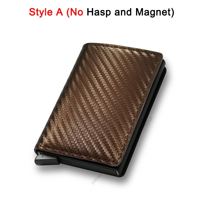 Anti Thief Rfid Credit Card Holder Smart Minimalist Wallet Pocket Men Women Slim Cardholder Bank Cash Creditcard Case Bag Purse