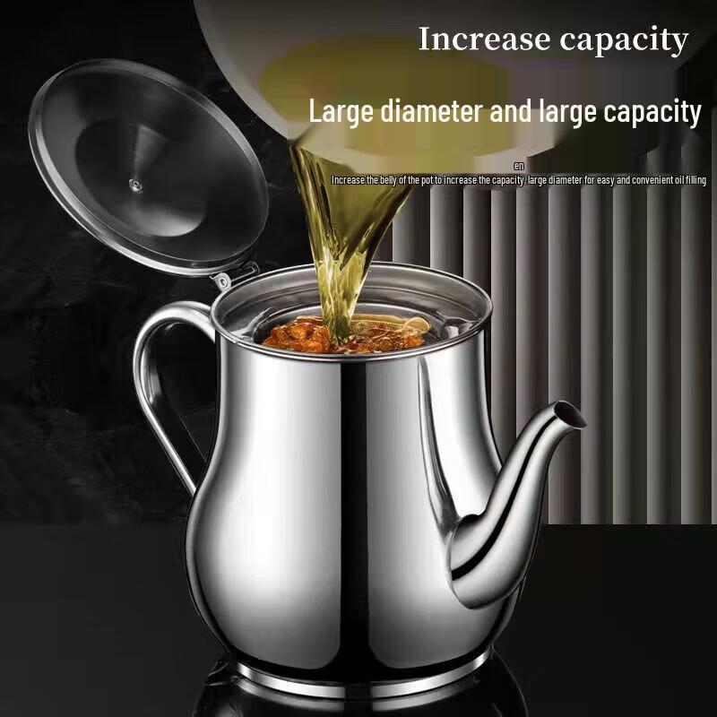 YOUAO Stainless Steel Filter Oil Dispenser
