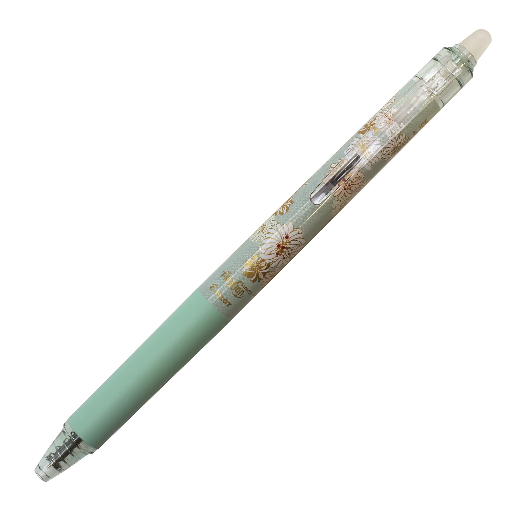 

PILOT Frixion Synergy Knock Ballpoint PAUL JOE Chrysanthemum Pen, 0.3mm, & Collaboration, LFSK-13PJ24, (Seddon Green)