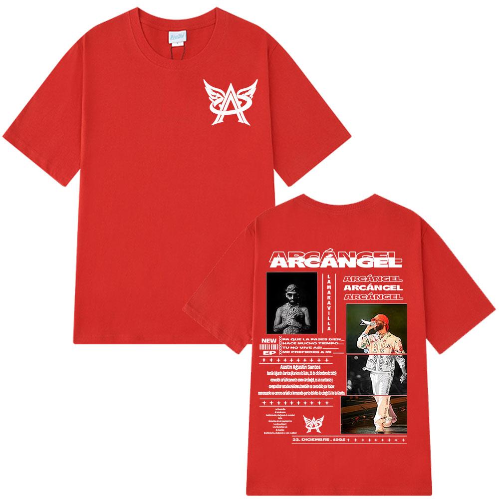 

Rapper Arcangel Album 2025 T Shirt Men Women Hip Hop Fashion Oversized Short Sleeve T-shirt Cotton Oversized T-shirts Streetwear S