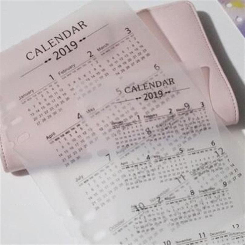 Creative Calendar  Divider Binder Notebooks  Accessories  Partition Plate