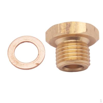 Short Adapter for Temperature Measuring Device 1/8 NPT Socket To M14 X 1.5 Plug
