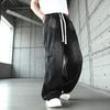 European and American Street Overalls Men's Hip-hop Jeans Straight-leg Pants High Street Autumn and Winter Retro Wide-leg Pants