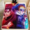 Naruto Characters pattern Flannel Blanket, High quality Comfortable for All Seasons, Home Decor, Warmth and Comfort, Perfect for Gifts.