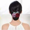 Flower Hairpin Women Spring Clip Headdress Hairgrips Cover Net Elegant Korean Bun Snood  Female