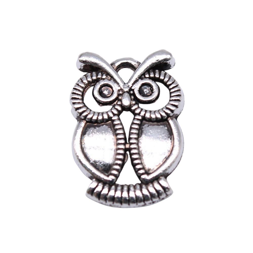 Owl Charms Mini Antique Alloy Pendants For Animal Themed Jewelry Making