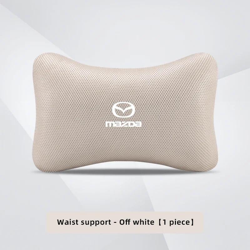 2025 Horký ledový hedvábný opěrka hlavy do auta bederní opěrka vnitřní výbava auta pro Mazda CX5 CX3 CX9 MX5 RX8 Axela Demio opěrka krku z paměťové pěny Wai
