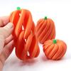 3D Printed Pumpkin Ornament, Portable Decompression Toy, Spiral Rotation Design Stress Relief Puzzle Model for Kids And Adults