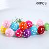  60Pcs Artificial Mini Mushroom Fairy Garden Moss Resin Crafts Garden Decor