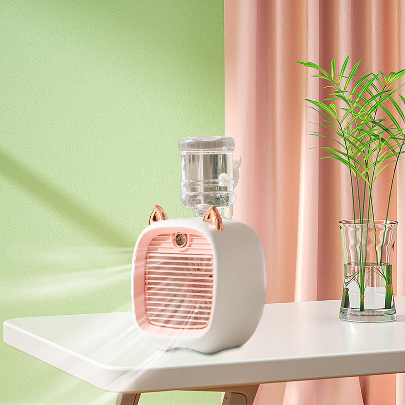

Misting Fan 3 Speed Wind Water Mist Air Conditioner Air Cooling Fan for Outdoor Bedroom Hiking Travel Camping серый