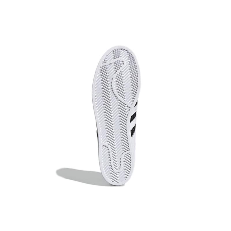 Adidas Superstar 'Logo Stripes Weiß Schwarz' Sneaker H68101