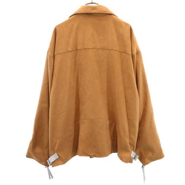 Unused VAST222 19AW Made In Japan Suede Riders Jacket 2 Brown Men's Used