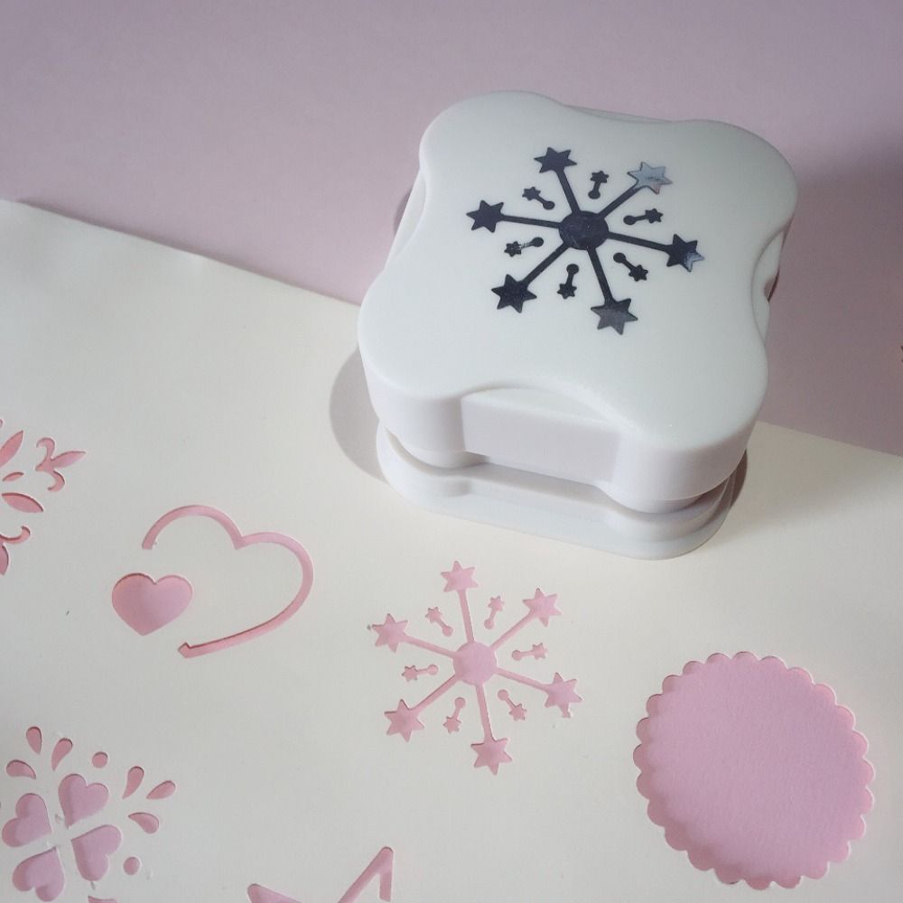 Magnetic Paper Hole Punch Punching Machine Paper Cutter Embossing Device Scrapbooking
