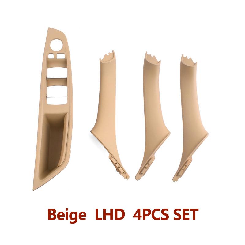 Qualidade Interior Painel de Apoio de Braço da Porta Dianteira Acabamento Puxador Conjunto Substituição Para BMW Série 5 F10 F11 F18 520i 523i 525i 528i 535i