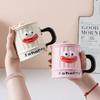 Weird Ugly Funny Ceramic Water Cup Cute Girl Mug Coffee Cup Breakfast Oatmeal Cup