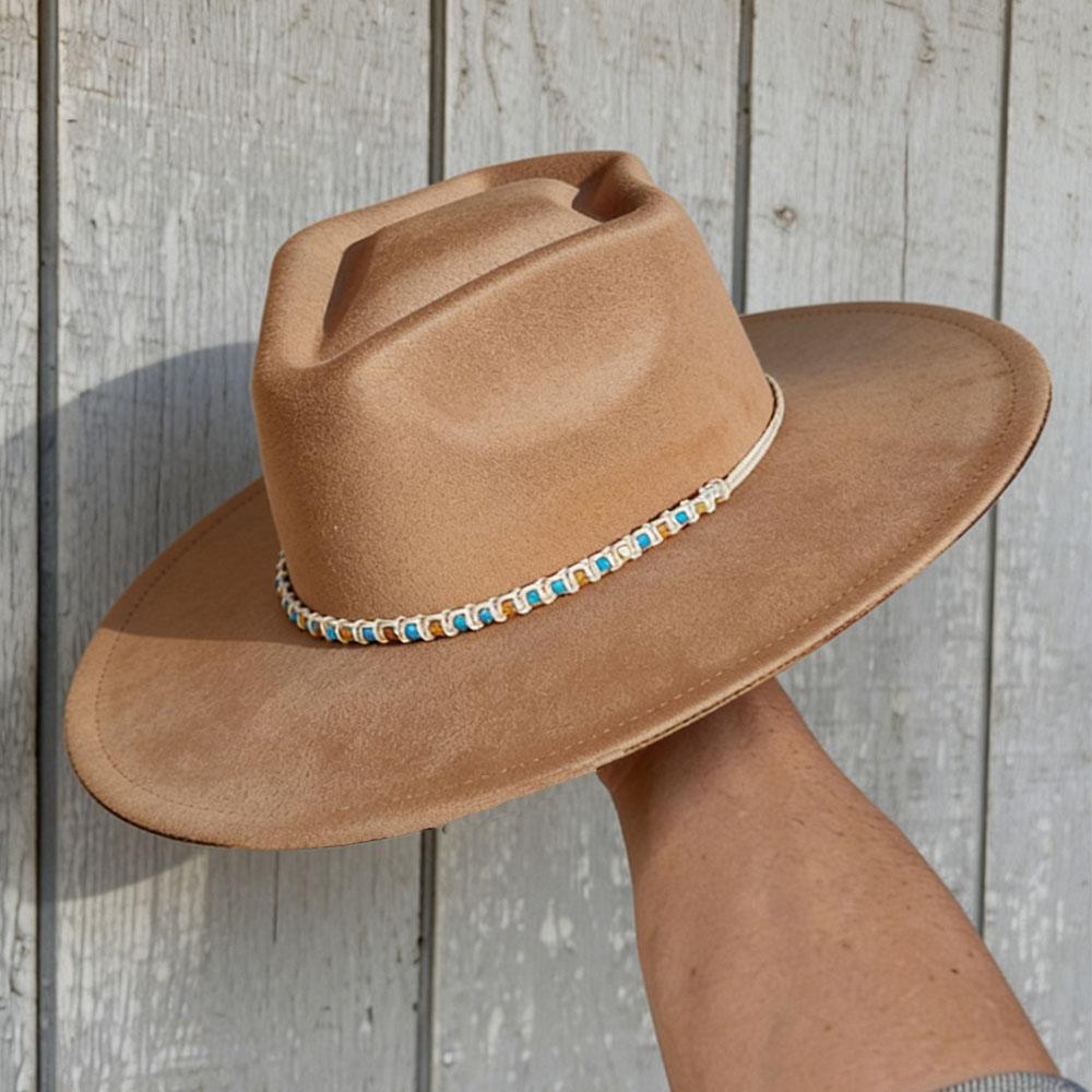 My Extreme Outdoor Activities Women's Turquoise Hatcustom Arrow Crown Suede Hat Fedora Suede Woman 9.5Cm Wide Brim Wholesale Panama Hat Unisex Chapeau Sombrero Hombre 56-58Cm