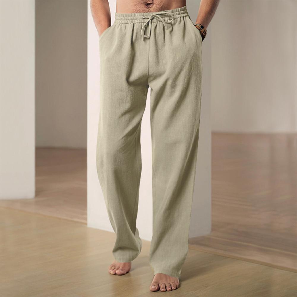 King Billion Heren Strandbroeken Hawaii Vakantie Broeken Katoenen en Linnen Broeken Ademende Broeken Streetwear Heren Joggingbroeken Herenkleding M
