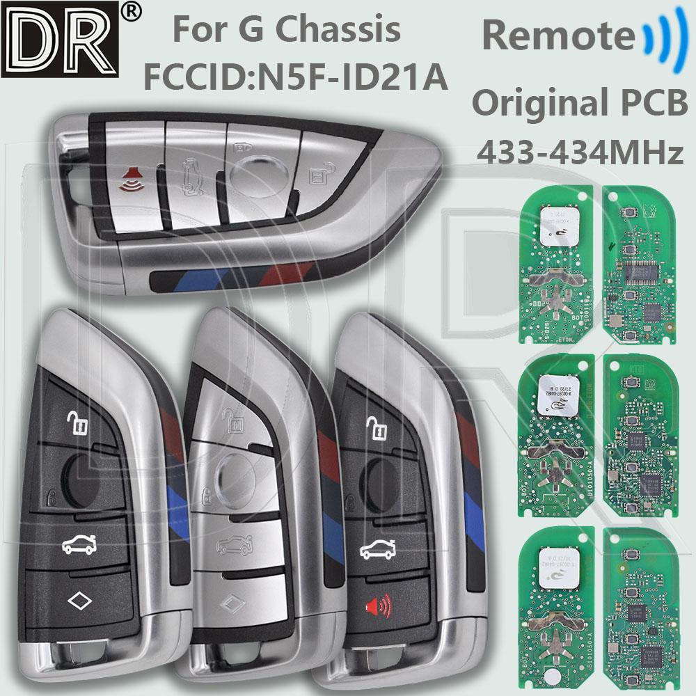 DR N5F-ID21A/ID21A ID49Chip 434MHz Original PCB Car Remote Key For BMW 3 5 6 7 X3 X5 X7 G Series G01 G02 G08 G11 G20 G30 G31 G32