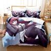 Kawaii Anime Lilith Asami Trinity Seven Bedding Set Single Twin Full Queen King Size Bed Set Adult Kid Bedroom Duvet Cover Sets